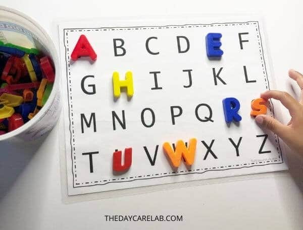 free alphabet printable for preschool