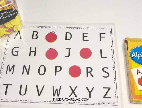 free alphabet printable for toddler