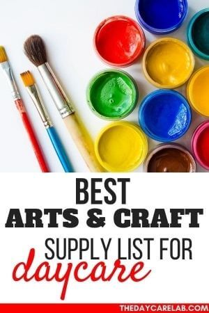 best art supplies daycare preschooll