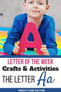 Letter of The Week Crafts, Letter A Activities for Preschoolers • The ...