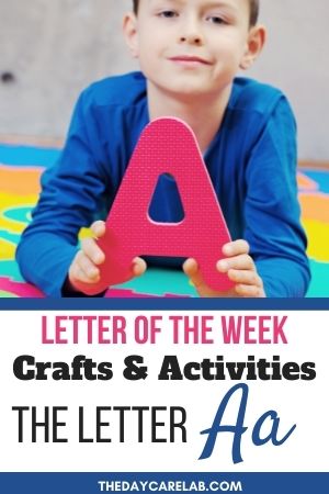 letter of the week A crafts activities for kids